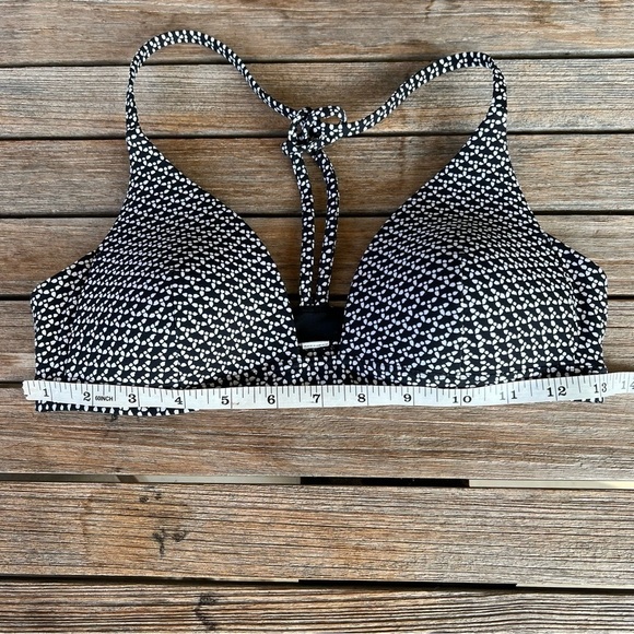 Lululemon Deep Sea Triangle Bikini Swim Top W2AT6S Monochromatic Black GUC - Picture 9 of 10